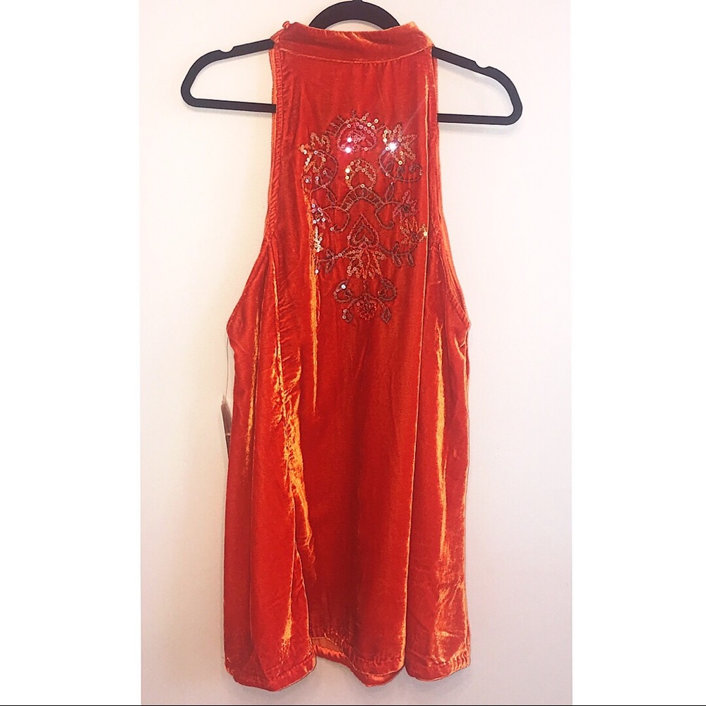 Free People | Jill’s Orange Swing Dress - Picture 4 of 8